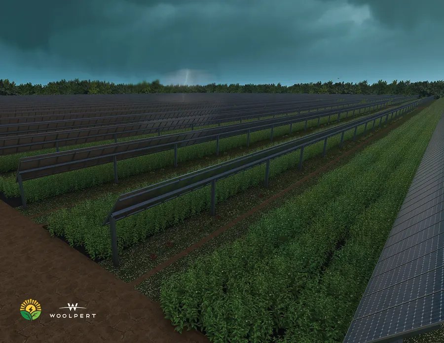 Solargation® safe stow rendering